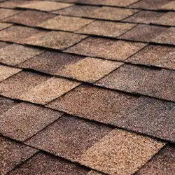 close up of architectural shingle