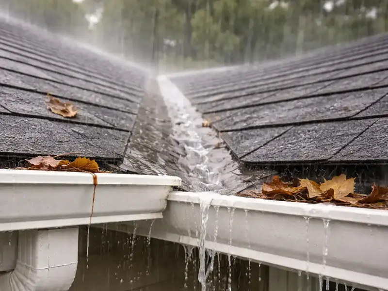 overflowing gutters in the HRM